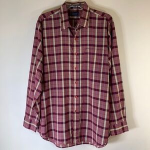 Vintage LEVI’s Plaid Button Down Shirt. Men’s XL.